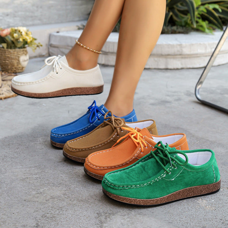Autumn New Suede Comfortable Loafers For Women