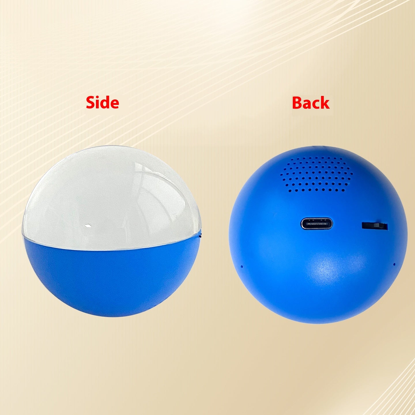 Fashionable And Personalized Electronic Ball Video Player 3D Video Crystal Ball DIY Memory Art Glass Ball Lamp Spherical Pixel Display 2.7inchs Screen 4GB Videos Player For Gift