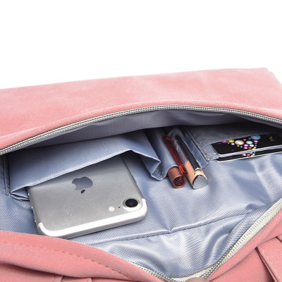 PU Leather Women Laptop Bag Notebook Carrying Case Briefcase For Macbook Air 13.3 14 15.6 Inch Men Handbags Shoulder Mouse