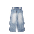 Men's Distressed Vintage Style Casual Denim Jeans
