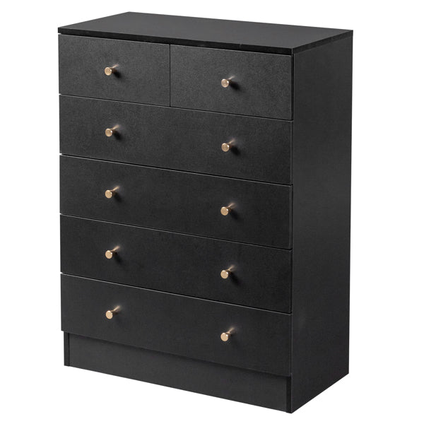 5-layer 6-drawer Filing Cabinet   Storage Cabinet   Storage Unit - Black