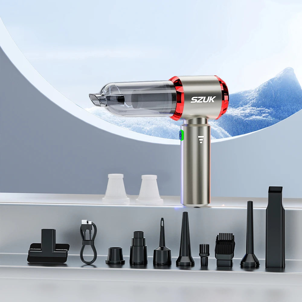 SZUK C012Max 18000PA Wireless Car Vacuum Cleaner Mini Vacuum Cleaner Powerful Suction Portable Handheld Vacuum Cleaner for Car