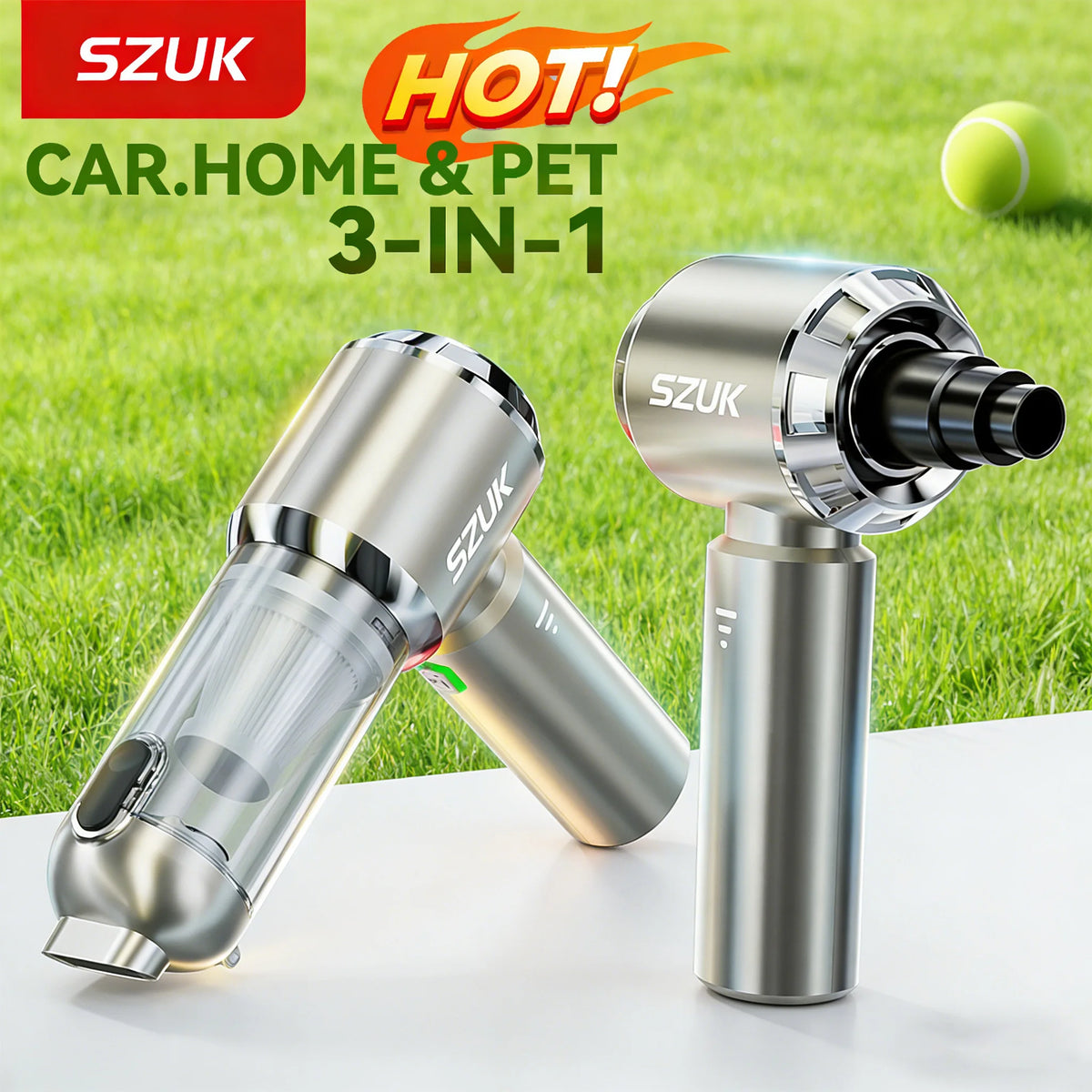 SZUK C012Max 18000PA Wireless Car Vacuum Cleaner Mini Vacuum Cleaner Powerful Suction Portable Handheld Vacuum Cleaner for Car