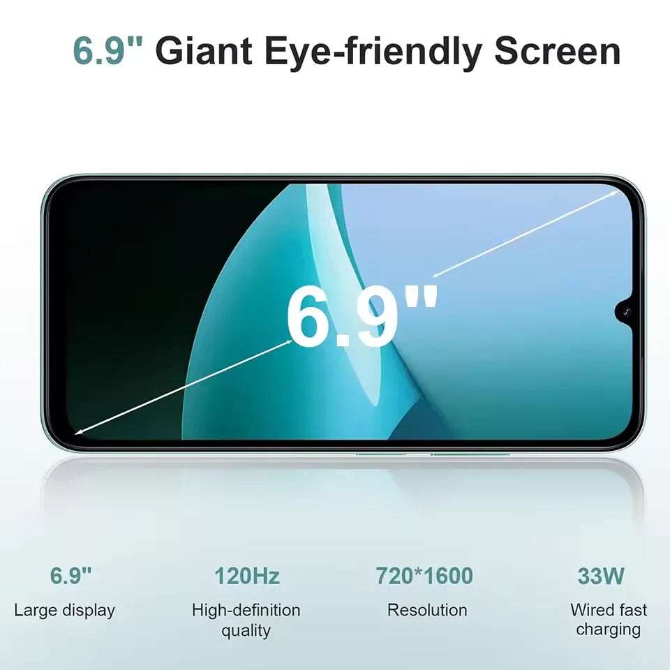 EU Redmi 15C Mobile Phone EU Version MediaTek Helio G81 Ultra 50MP AI Dual Camera 6.9" 120Hz Display 6000mAh Battery No Charger
