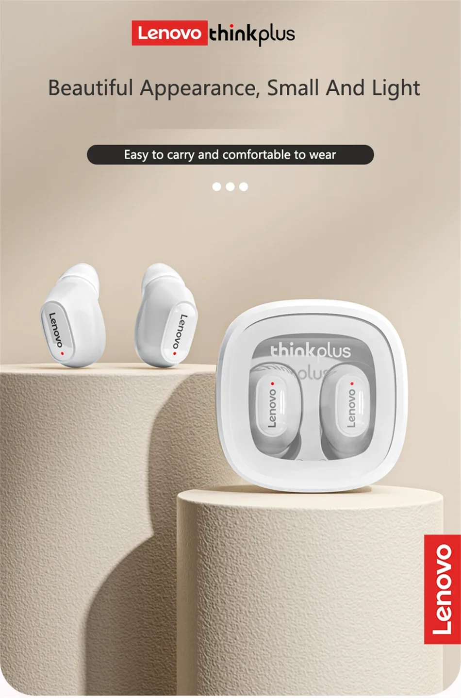 Lenovo XT62 Bluetooth 5.3 Earphones Wireless HiFi Sport Noise Reduction Headset with Mic Touch Control TWS Original Earbuds New