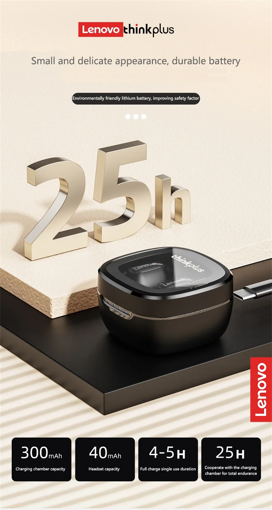 Lenovo XT62 Bluetooth 5.3 Earphones Wireless HiFi Sport Noise Reduction Headset with Mic Touch Control TWS Original Earbuds New