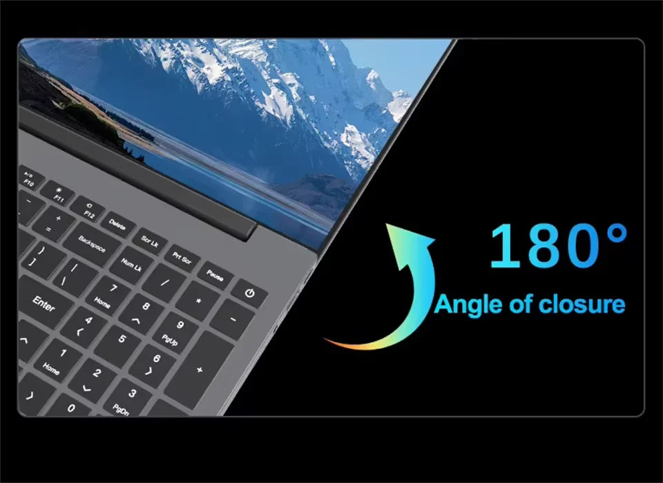 FUCHU 15.6'' PC Computer 16GB DDR4 RAM 1TB 2TB SSD Intel I3-6100U Computer Fingerprint Unlock Windows 11 Laptops Office Study Notebook