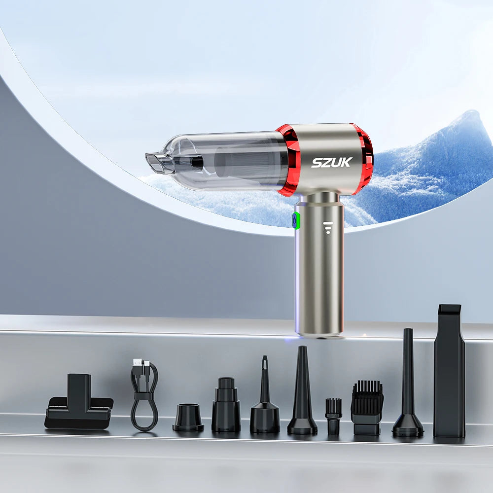SZUK C012Max 18000PA Wireless Car Vacuum Cleaner Mini Vacuum Cleaner Powerful Suction Portable Handheld Vacuum Cleaner for Car