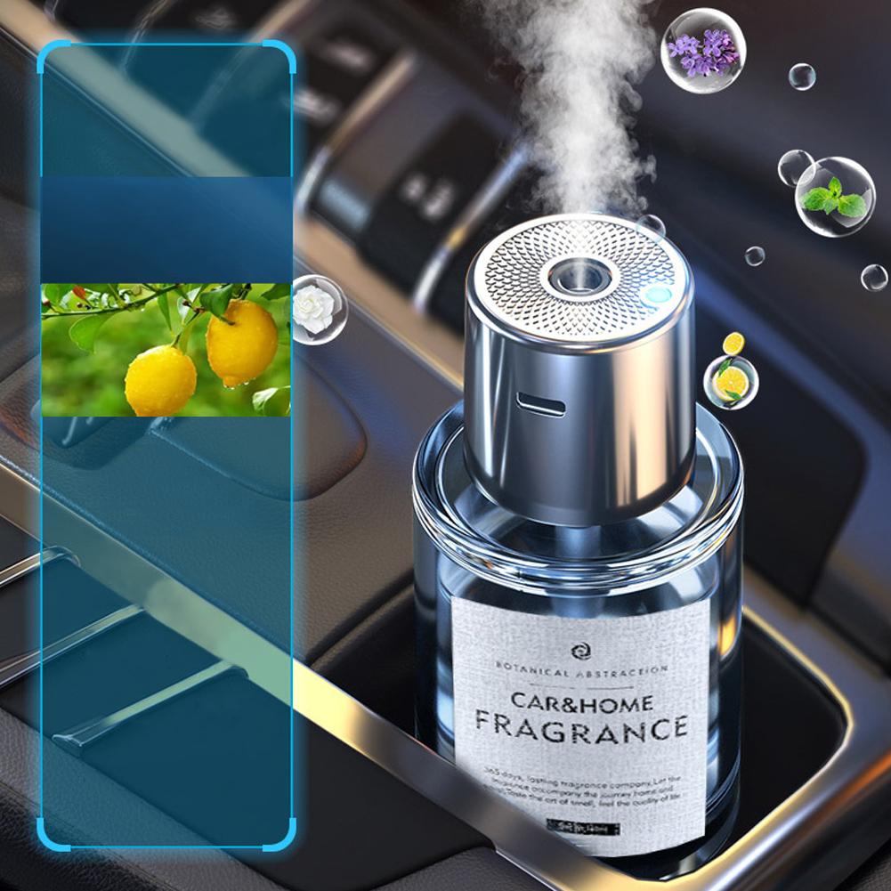 Car Mounted Intelligent Fragrance Spray Perfume Essential Oil Diffuser Humidifier Portable Car Bedside Fragrance Accessories