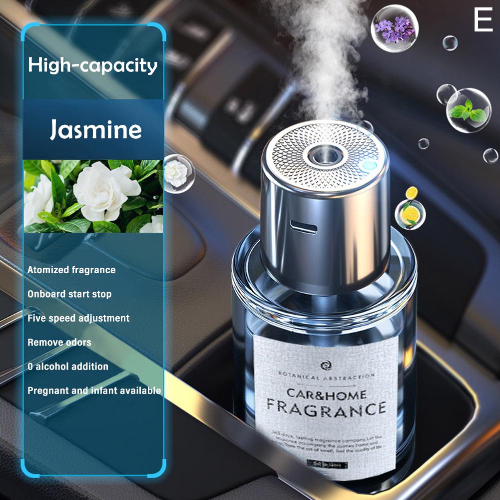 Car Mounted Intelligent Fragrance Spray Perfume Essential Oil Diffuser Humidifier Portable Car Bedside Fragrance Accessories