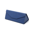 Cross Pattern Sunglasses Case Sunglasses Case PU Portable Compression Resistant Trend Foldable Unisex Pure Color Glasses Case