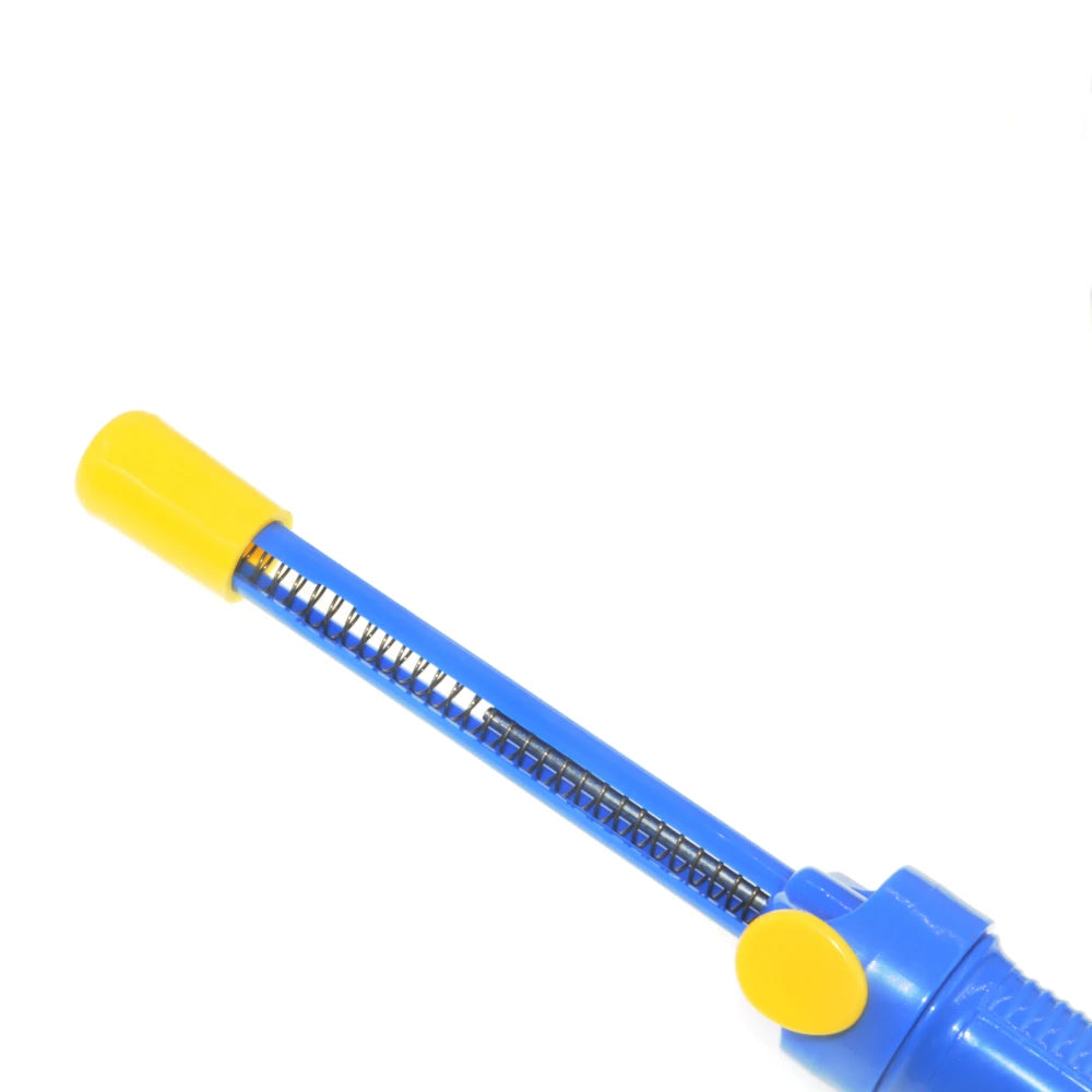 Blue Anti-Skid Desoldering Pump Super Big Powerful Plastic Electronic Welding Solder Suction Sucker Vacuum Tin
