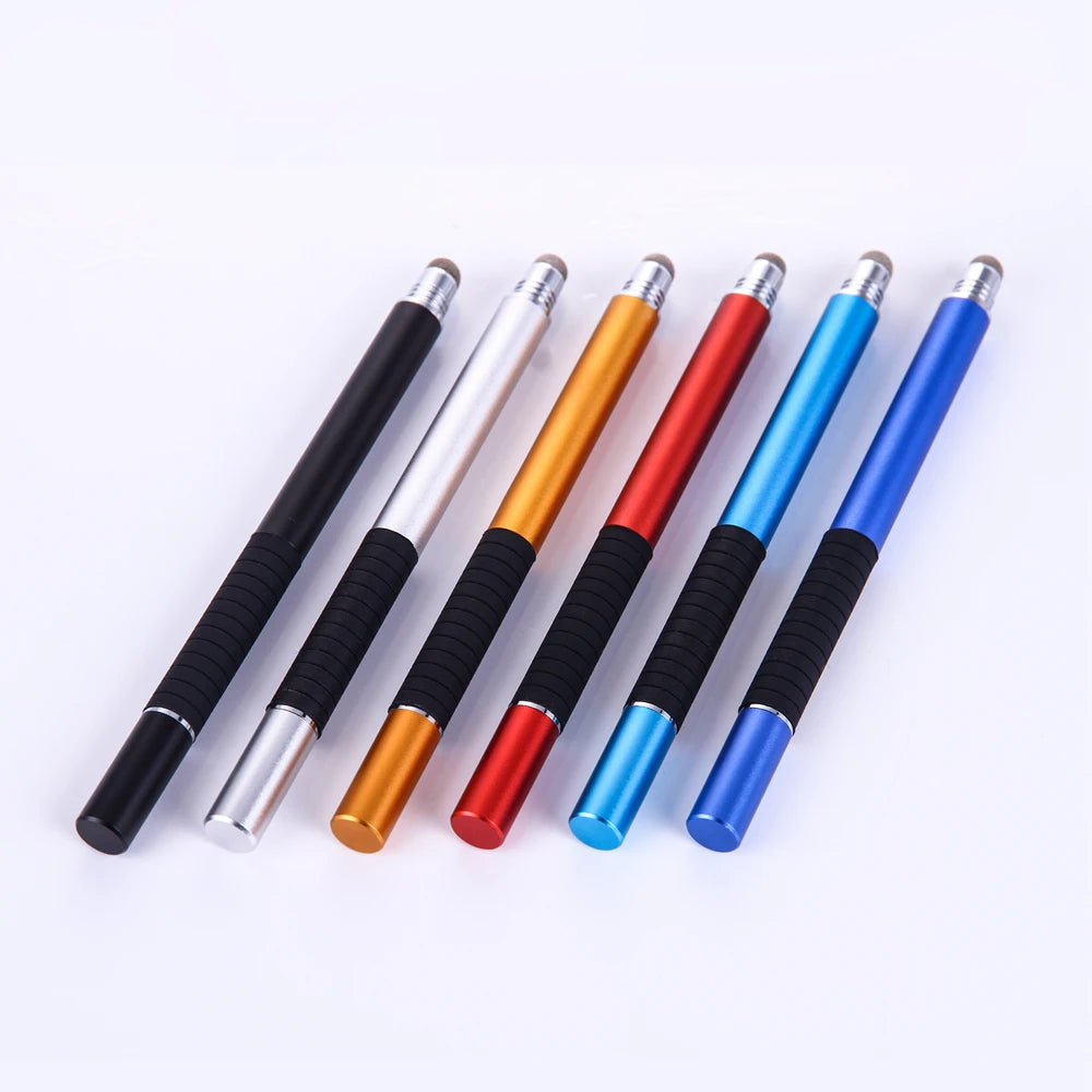 Universal 2 in 1 Fiber Stylus Pen Drawing Tablet Pens Capacitive Screen Caneta Touch Pen for Mobile Phone Smart Pen Accessories