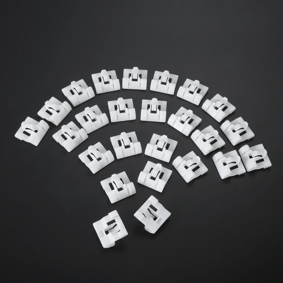 25 Pcs Window Belt Moulding Clip Retainer 91510-SR3-003 For Honda Belt Moulding Clip Replace For 91510-SR3-003 Civic 1992-1995