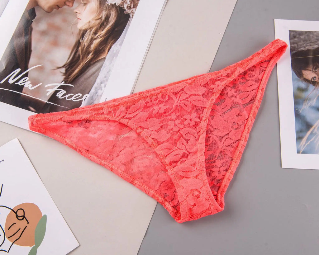 Women's Underwear Sexy Lace Panties Fashion Transparent Comfortable Briefs Low Waist Seamless Underpants Female Sexy Lingerie