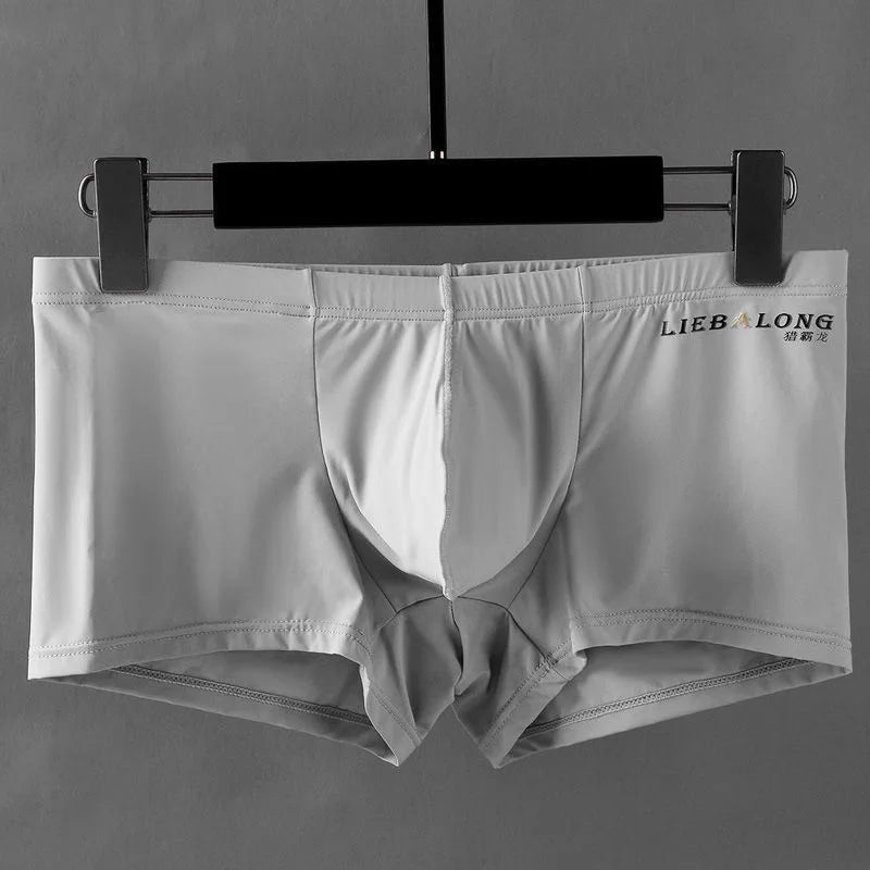 Ropa Sexi Sexy Underwear Boxers sexi  u pouch for boys silk slip soft mens Hombre Slips Ropa Interior Home red for 2023