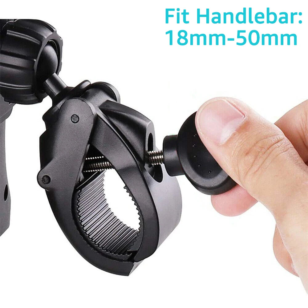 Indoor Gym Handlebar Tablet Holder Treadmill Bike Tablet Mobile Phone Bracket Adjustable Handle Mount Support 4-12 inch Devices