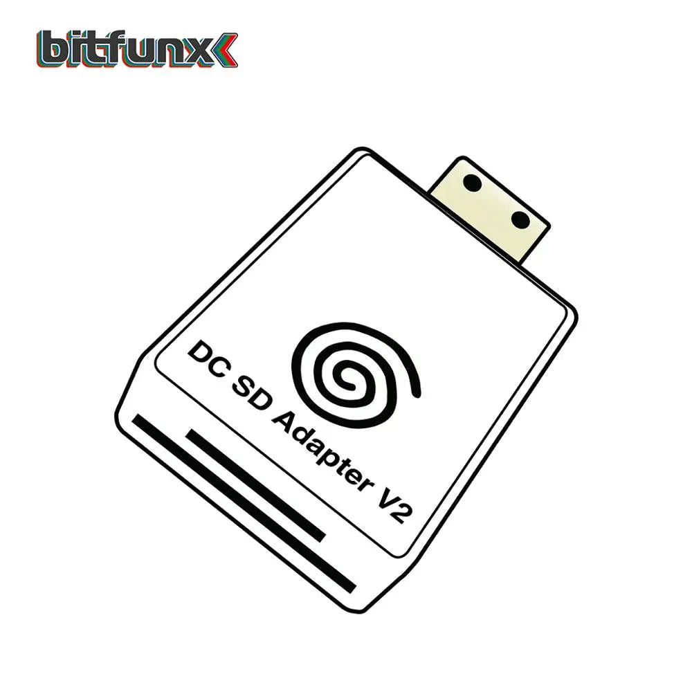 Bitfunx DC SD TF Card Adapter Reader V2 for SEGA Dreamcast and CD with DreamShell Boot Loader