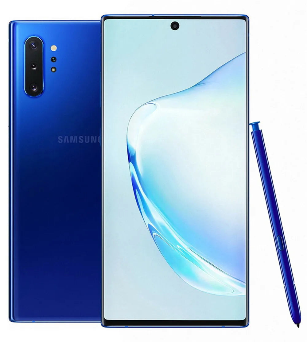 Samsung Galaxy Note10+ Note10 Plus 5G N976U N976B 256/512GB 12GB 6.8" AMOLED Octa Core Original 5G Mobile Phone