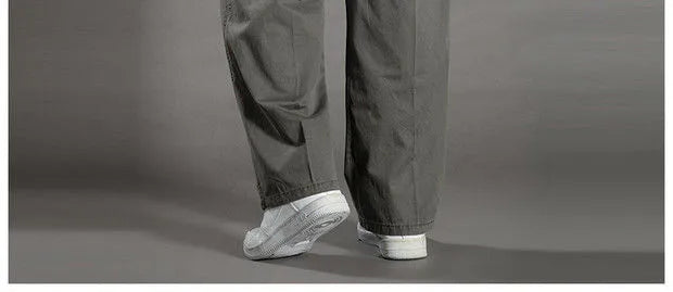 Calças Cargo de Homem Verão Primavera Algodão Roupa de Trabalho Novidade Tamanho Grande 6XL Casuais Escalada Joggers Calças de Treino Calças de Outono Hombre