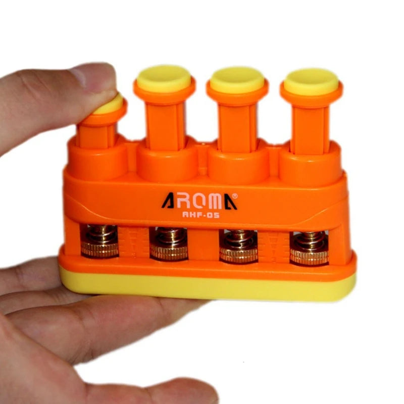Aroma Ahf-05 Guitar Bass Piano Finger Workout Exerciser Medium Tension Hand Grip Trainer Power Gripper Guitar Accessories