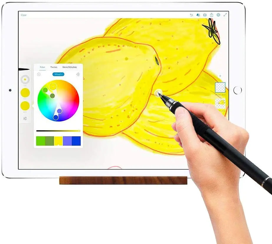 Universal 2 in 1 Fiber Stylus Pen Drawing Tablet Pens Capacitive Screen Caneta Touch Pen for Mobile Phone Smart Pen Accessories
