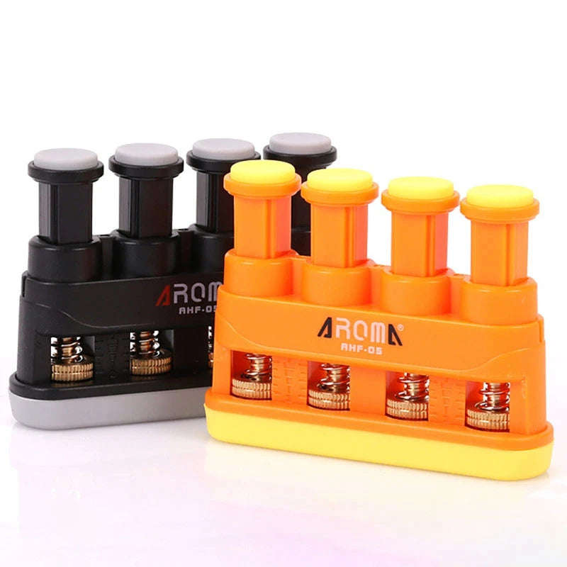 Aroma Ahf-05 Guitar Bass Piano Finger Workout Exerciser Medium Tension Hand Grip Trainer Power Gripper Guitar Accessories
