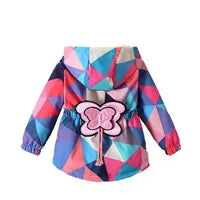Boys Girls Thick Jackets Winter Kids Padded Fleece Warm Coats Children Hooded Cotton Outerwear Kids Clothes Cashmere Snowsuit