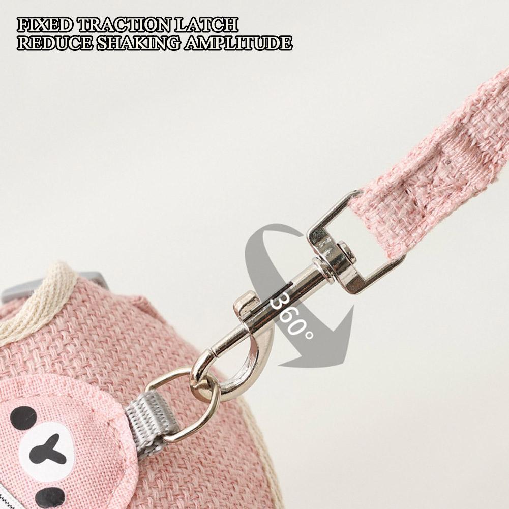 Lovely Small Pet Vest Chest Strap Dog Leash Traction Rope Walking Dog Cat Bunny Vest Harness Poodle Collar Leash Dog Accessories