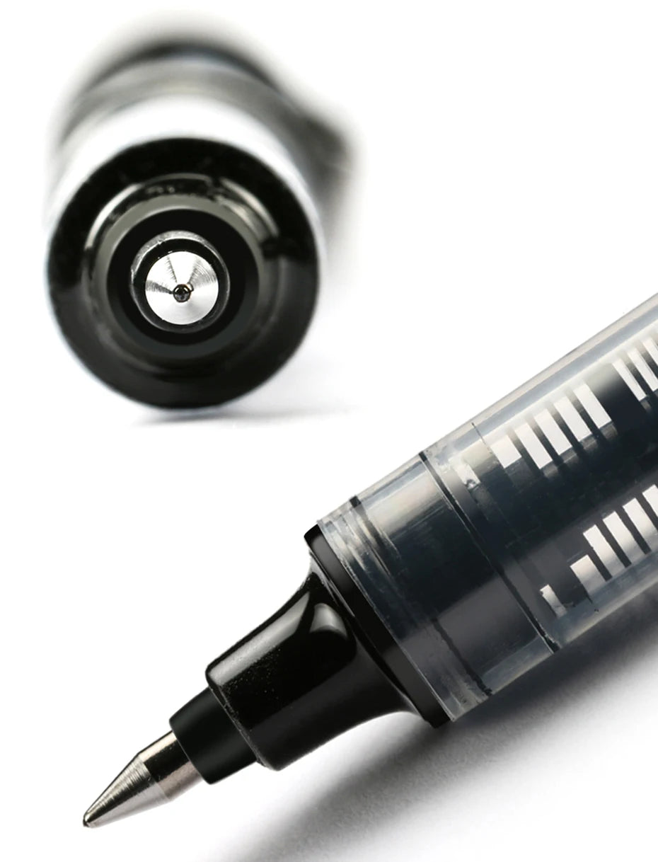 Deli Sign Gel Pens Direct Liquid Ballpoint Tungsten Carbide Beads Pen For Writing School Office Stationery Supply