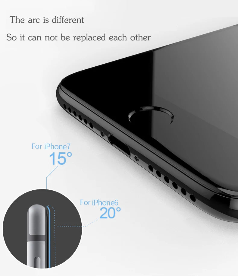 1-3Pcs 3D Screen Protector 5D Full Cover 9H Tempered Glass for iPhone X XR XS 11 12 13 mini 14 15 Pro Max 6 6s 7 8 Plus SE 2020
