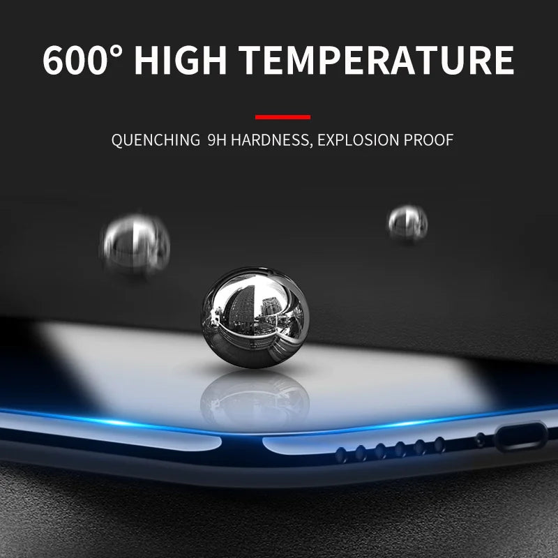 1-3Pcs 3D Screen Protector 5D Full Cover 9H Tempered Glass for iPhone X XR XS 11 12 13 mini 14 15 Pro Max 6 6s 7 8 Plus SE 2020