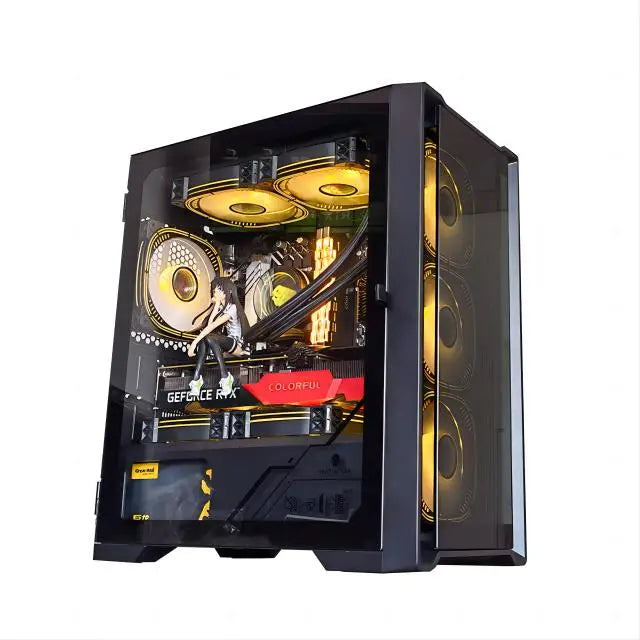 AOTESIER PC Gaming With Core i7 Processor/256G SSD 8GB /16GB RAM 3200MB DDR3/Windows 11 HD Graphics 4600 Graphics/ white
