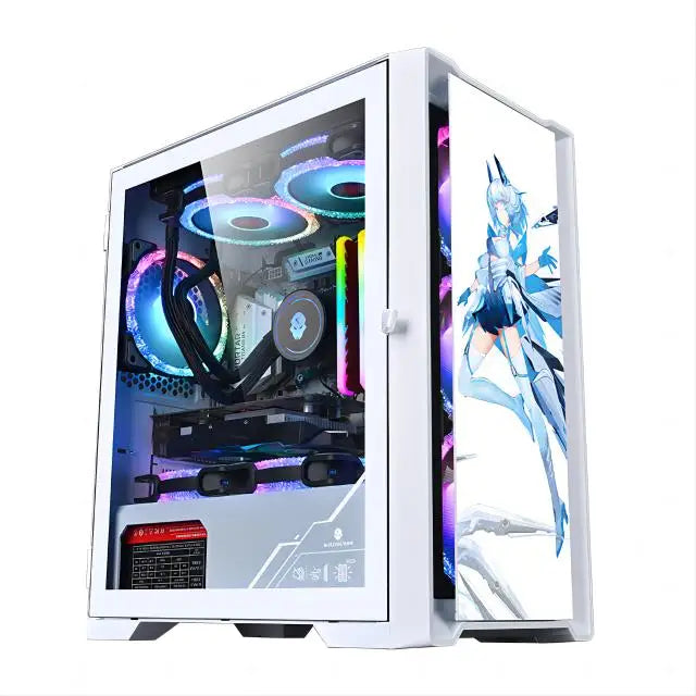 AOTESIER PC Gaming With Core i7 Processor/256G SSD 8GB /16GB RAM 3200MB DDR3/Windows 11 HD Graphics 4600 Graphics/ white