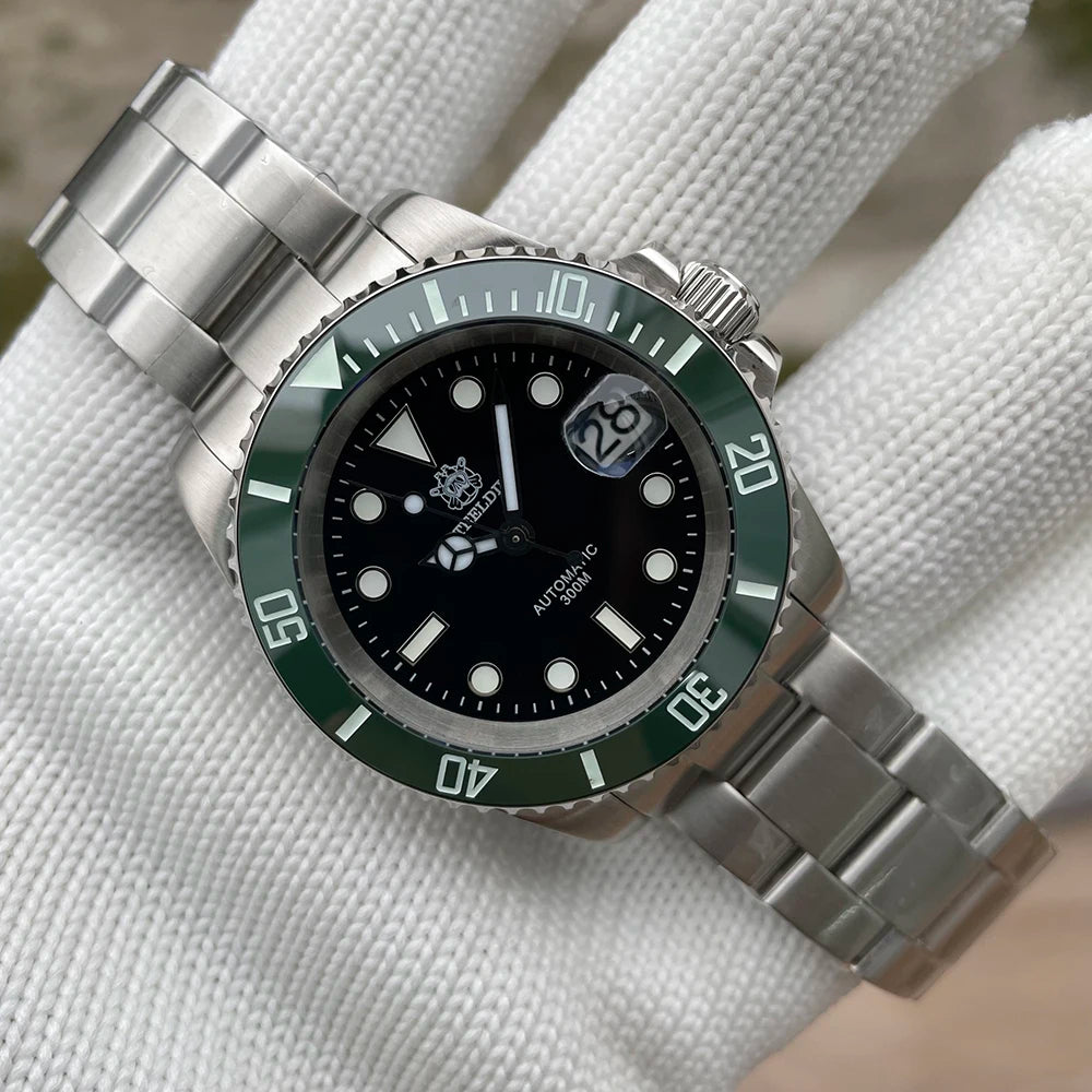 STEELDIVE 1953 Watch NH35 Automatic Mechanical 316L Stainless Steel BGW9 Lume Top Brand 200M Dive Wristwatch Men Reloj Hombre