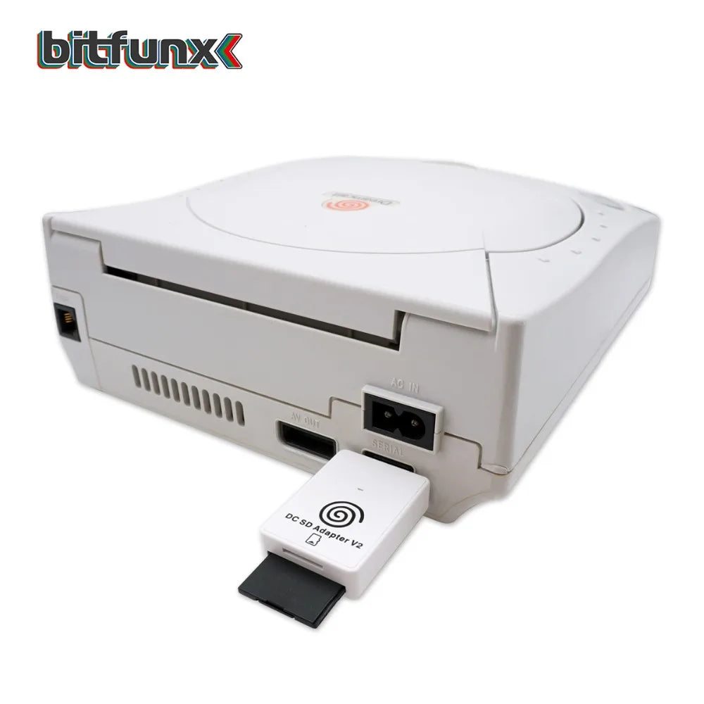 Bitfunx DC SD TF Card Adapter Reader V2 for SEGA Dreamcast and CD with DreamShell Boot Loader