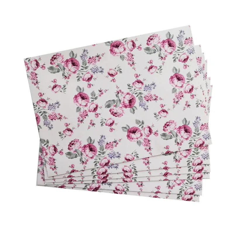 10pcs Rose envelope Pastoral style Paper DIY Stationery Decorative writing envelopes gift bag 17.5*12.5cm