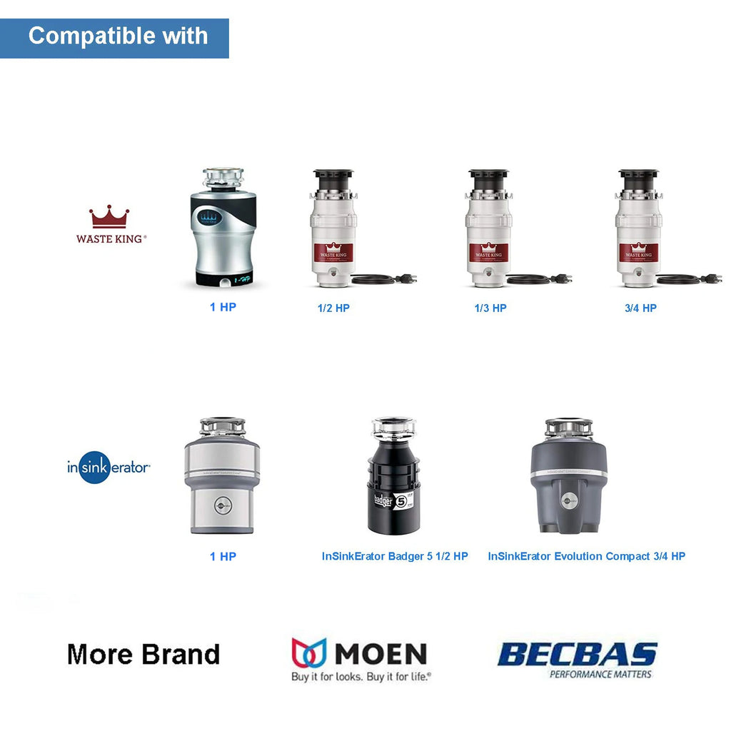Kitchen Food Garbage Disposal Waste Grinder Remote Control Wireless Switch Timer EU KR Plug 16A Air Switch Replace No Pipe