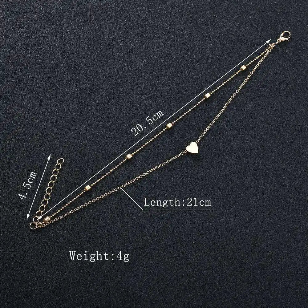 Bohemian Multilayer Shell Beads Anklets For Women Vintage Star starfish Ankle Bracelets on Leg Foot Chain Summer Beach Jewelry