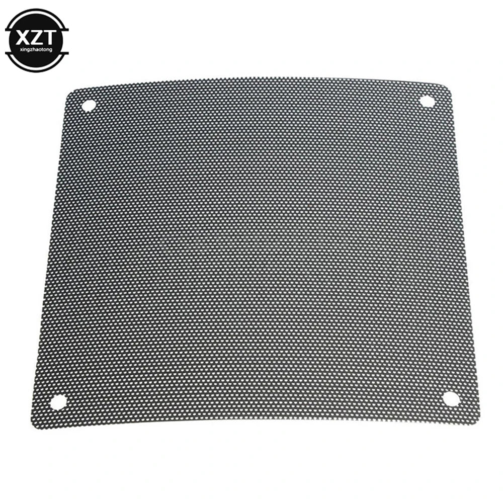5PCS/lot 120*120mm Cuttable Black PC PVC Case Fan Cooling Net Dust Filter Dustproof Case Computer Mesh Cover