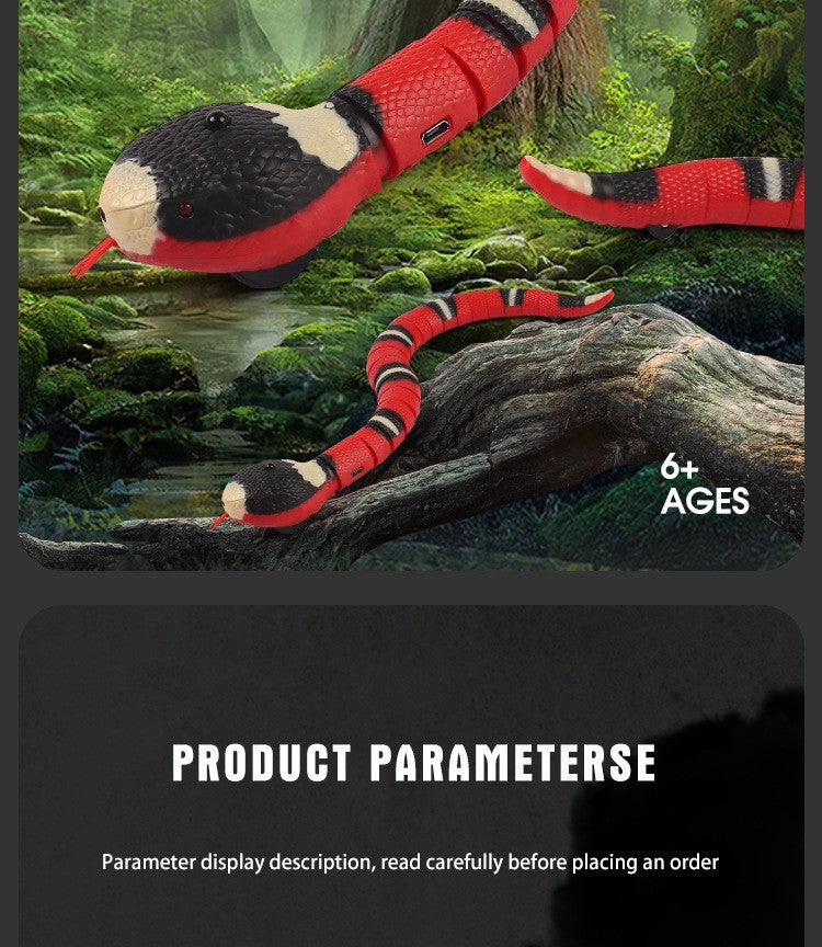 1PC Smart Sensing Cat Toys Interactive Automatic Eletronic Snake Cat Indoor Play Kitten Toy USB Rechargeable for Cats Kitten
