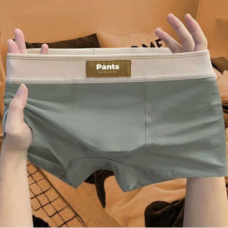 4 pcs Men Underwear Cotton BoxerShorts Hombre Panties Man Breathable Underpants Sexy Sports Comfort Male Boxers Large Size L-7XL