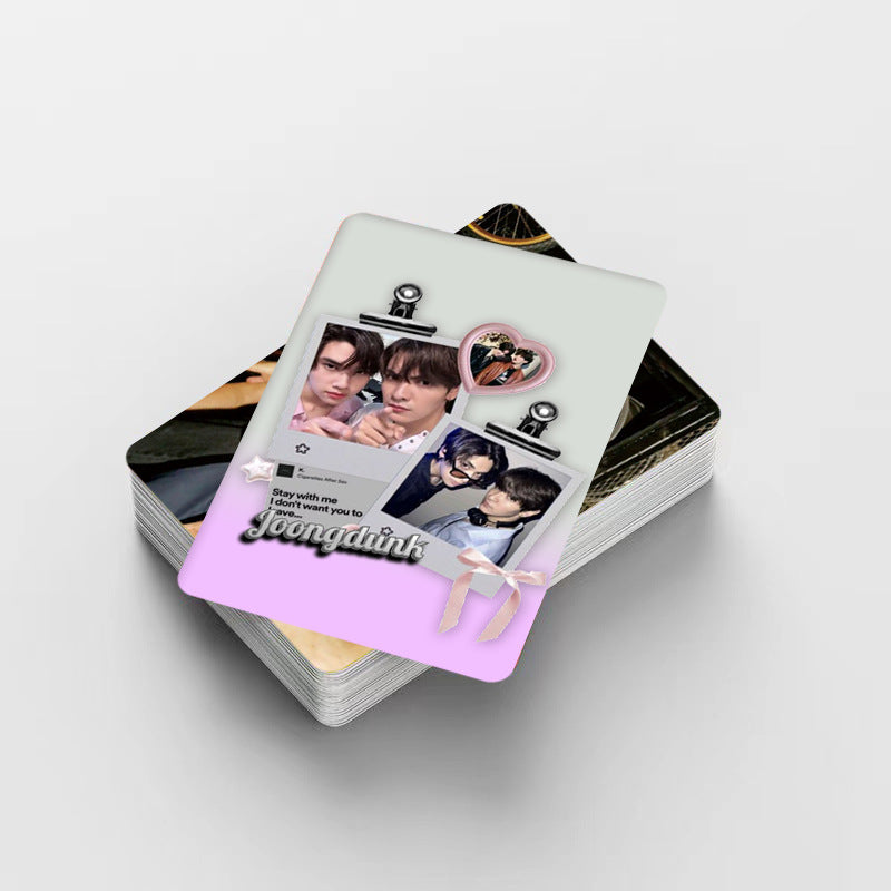 92Pcs/Set Thailand Stars JoongDunk Laser Lomo Card Joong&Dunk Characters Small Cards Photocard With Stickers Fans Support Card