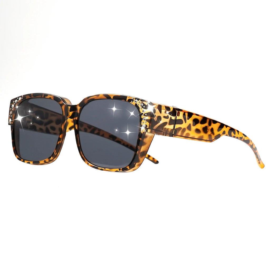 Oversized Square Fashion Sunglasses - Decorative Lenses for Fashion & Style, Stylish Eyewear, Elegant Eyewear Fashion Glasses