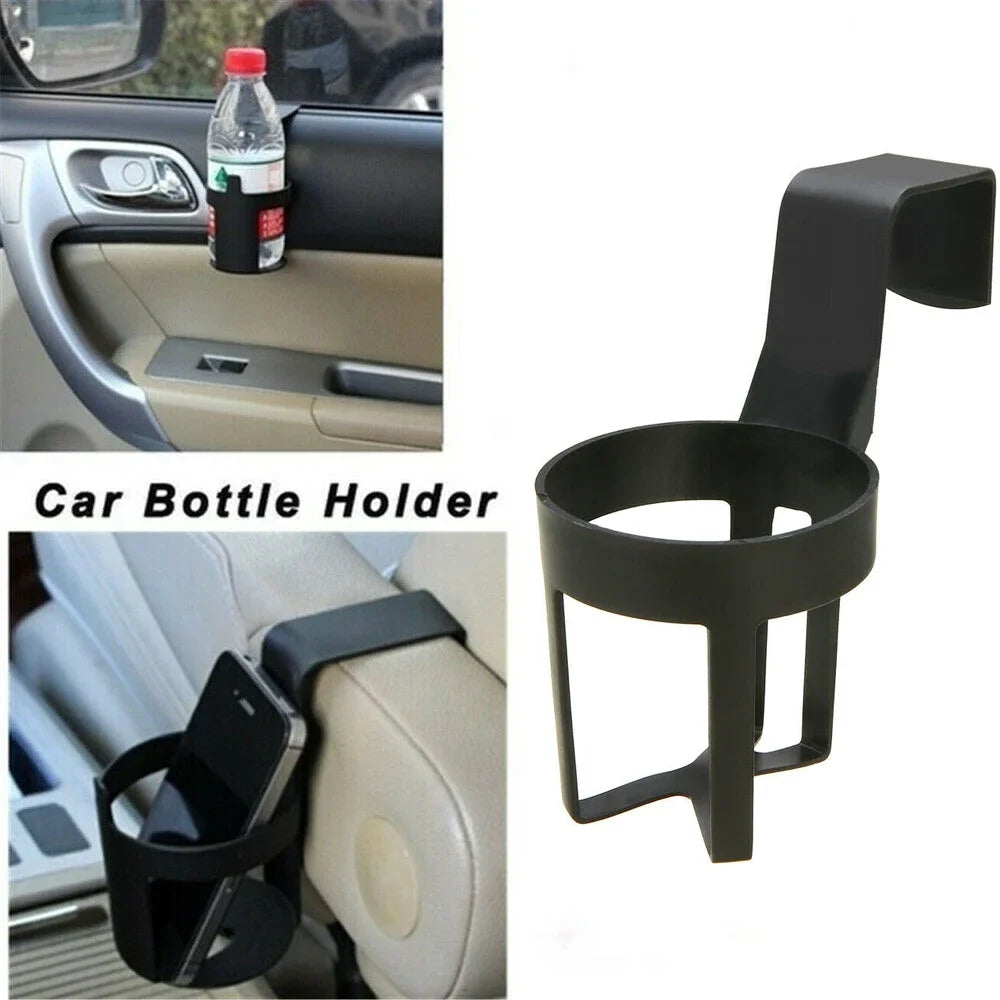 Car Drink Cup Holder Container Hook Window Door Mount Universal Durable Water Bottle Cup Stand for Auto Truck Interior Organizer