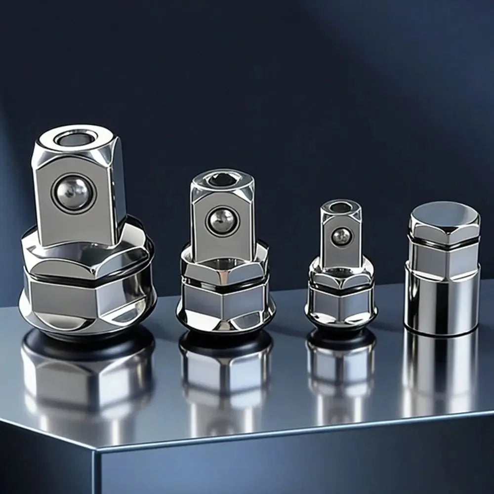 1/4 3/8 1/2 Inch Hex Ratchet Wrench Socket Adapter Quick Release Converter Chrome Vanadium Steel Drive Tool Accessories