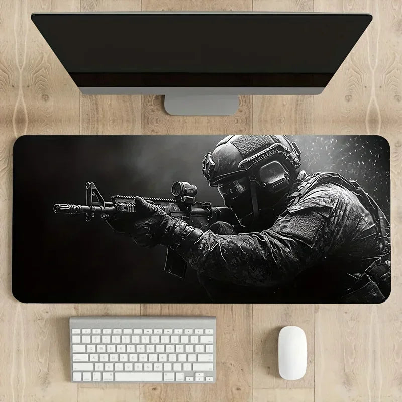 Cool E-sports Speed Large Tactical Soldier Mouse Pad Non-Slip XXL Desk Pad Gaming Accessories Home and FPS CSGO Gamer Mouse Mat