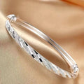 925 Silver Bracelet For Women men Fashion Wedding Party Cute Lady Handmade weaving Jewelry adjustable Grinding sand