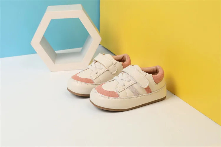 DIMI Spring/Autumn Baby Toddler Shoes Soft Breathable Microfiber Leather Infant Sneakers 0-3 Year Flat Walker Shoes