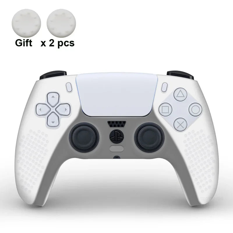 Protective Cover Skin for Playstation 5 Controller Anti-slip Silicone Case for PS5 Slim Gamepad Cover Thumb Grips Accessories